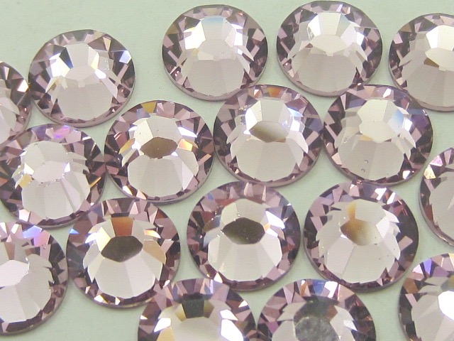 72 pcs. 20ss LIGHT AMETHYST STAR BRIGHT FLATBACK Rhinestones